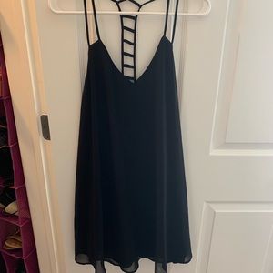 Flowy black dress